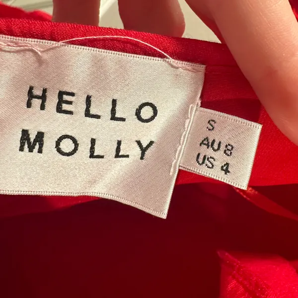 Hello Molly Red X Festival Dress Size Small - Image 8