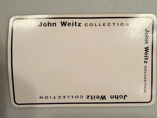VINTAGE: John Weitz Collection | leather card wallet with ID window - Image 5
