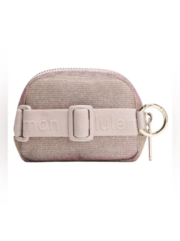 Lululemon Everywhere Belt Bag Nano Glitter Pink Champagne/Muse/Gold - Image 2
