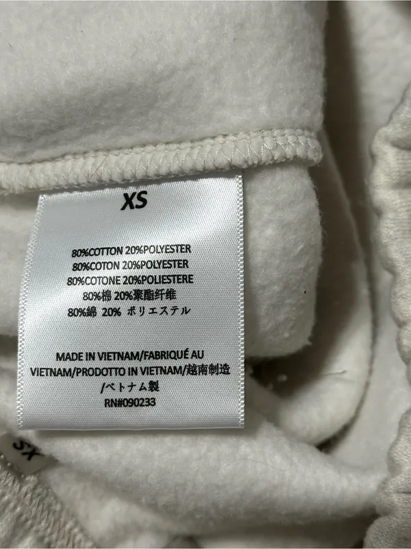 Essentials Fear of God Women’s Uni-Sex XS Heather Light Grey Joggers Sweatpants - Image 6