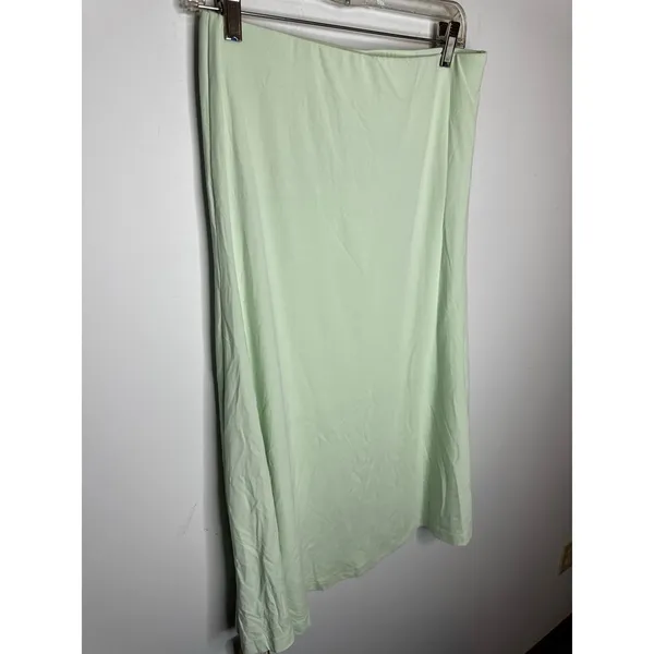 NWT OGL Move Mint Sage Light Green Flowy A-Line Maxi Midi Skirt Women Medium - Image 4
