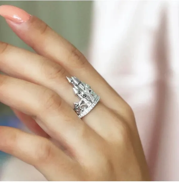 Hot Topic Castle Ring Cinderella Ring - Image 3