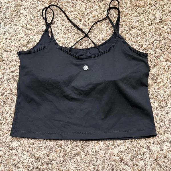 Zella Black Activewear Top - Medium - Image 2