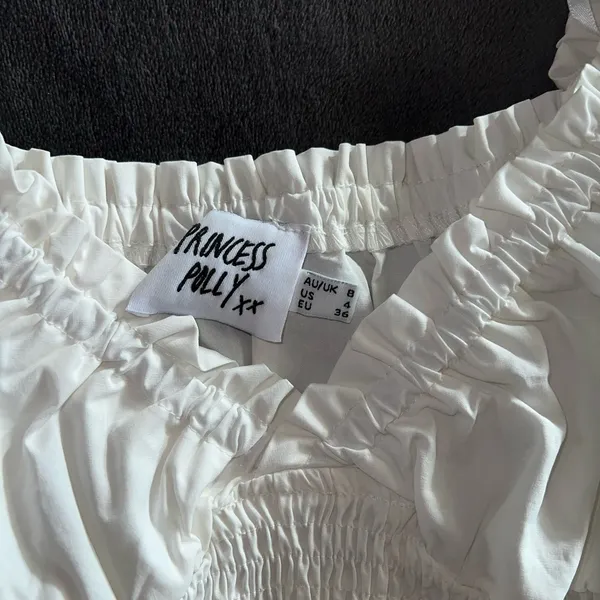 Princess Polly Daniela Mini Dress in White Size 4 - Image 11