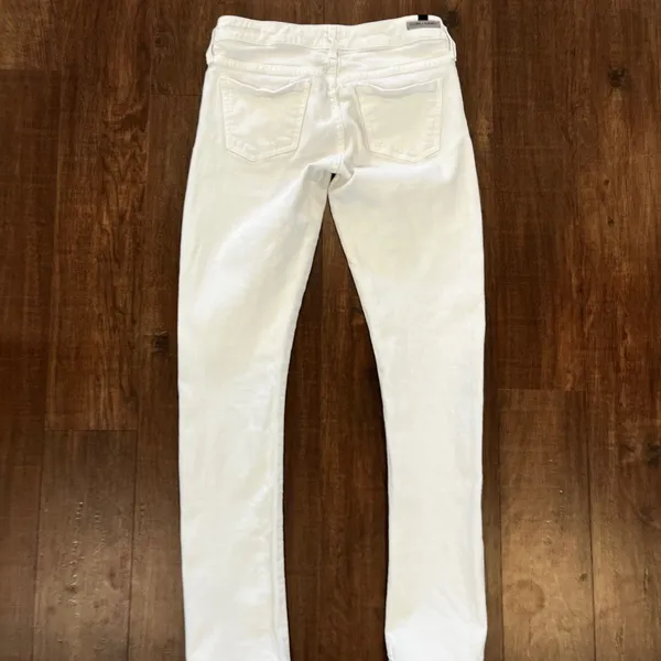 Citizens of Humanity Jeans Women’s 24 Racer Skinny White Low Rise Casual - Image 7