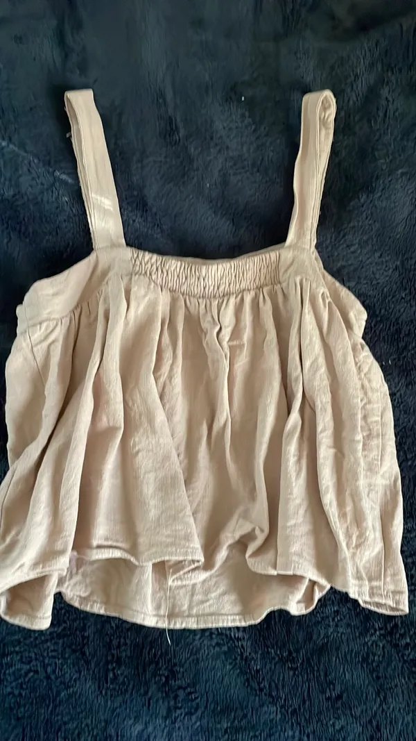 Amazon Set Summer Two-Piece Matching Women’s Linen Beige XS - Image 3