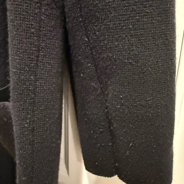 J. CREW Sophie‎ Open Front Sweater Blazer in Black Knit Jacket size Small - Image 6