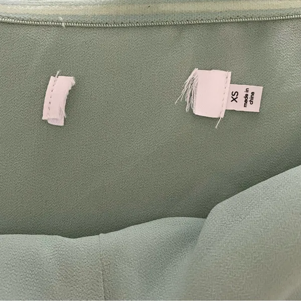 Astr Jodie Dress Mint Size XS Asymmetrical Crisscross Strap Keyhole Wedding - Image 7