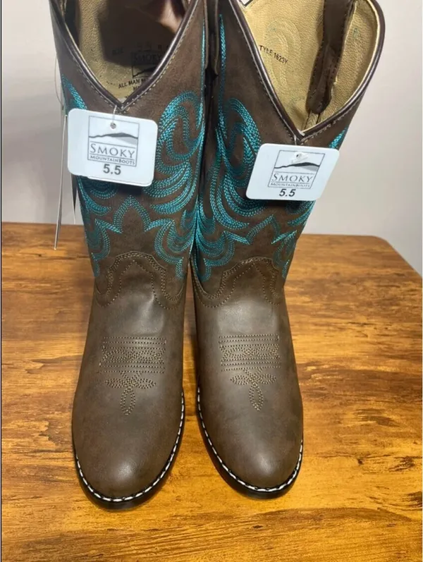 Smoky Mountain Monterey Boot New Western Coastal Cowgirl 5.5 - Image 5