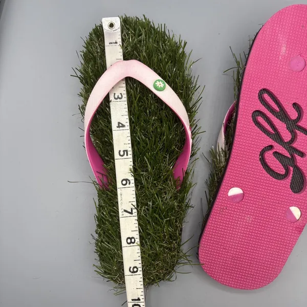 GFF Turf Flip Flops 10 Fit Women Size 7 7.5 Thongs Grass Halloween Party Novelty - Image 8