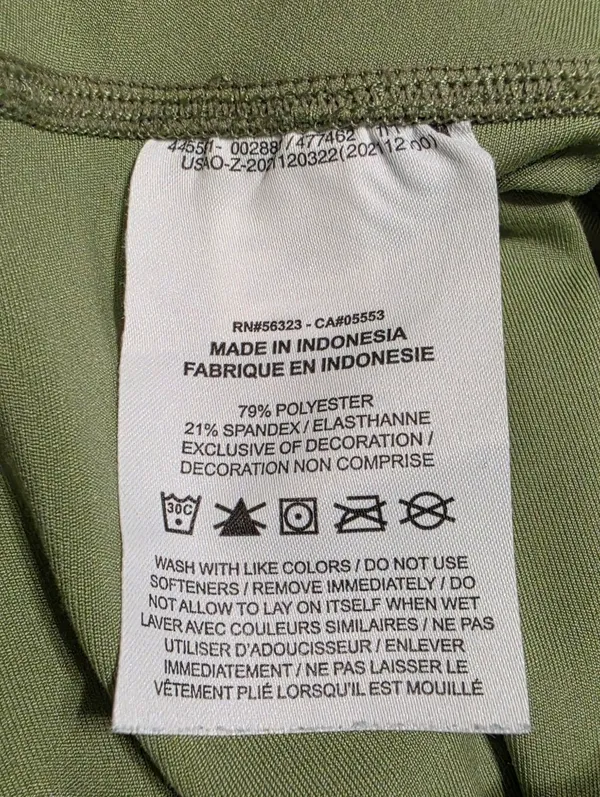 Nike Dri-Fit Olive Green Leggings Size XS - Image 5