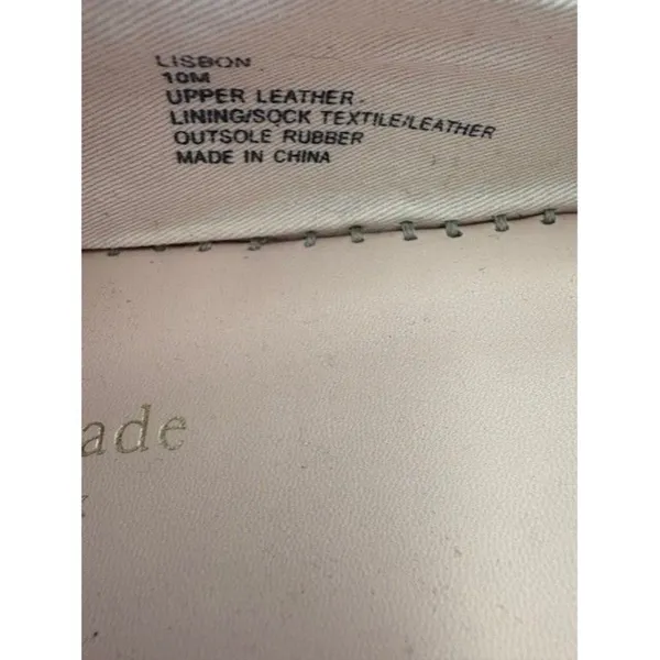 Kate Spade Black Suede Leather‎ Espadrille Flats Womens Size 10M - Image 6