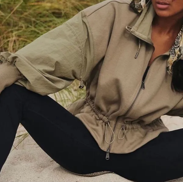 Free People Movement From The Top Zip Up Sweatshirt - Image 2