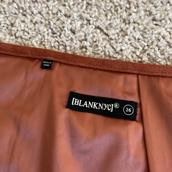 BLANKNYC faux suede wrap skirt. S - Image 3