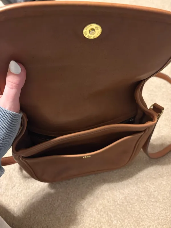 Vintage Coach Leather Brown Bag - Image 7