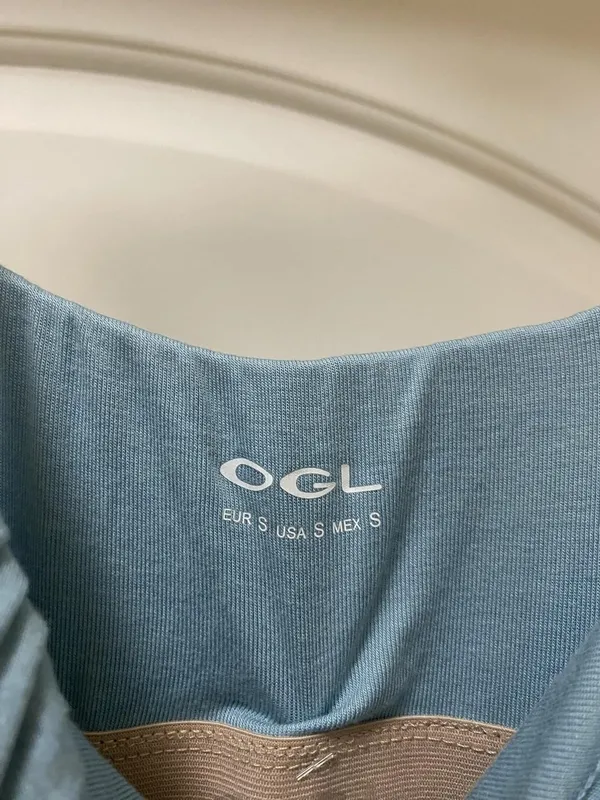 OGL Vacay Dress Womens Small Blue Jersey Strappy Scoop Neck Midi Sundress Casual - Image 3
