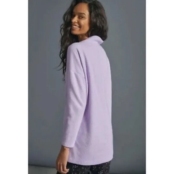 ✨Anthropologie Theresa Tunic Lavender Sz Large Top✨ - Image 3