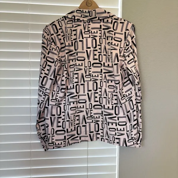 Victoria’s Secret Women’s Long Sleeve Sleepwear Button Pajama Top Pink Size XS-M - Image 2