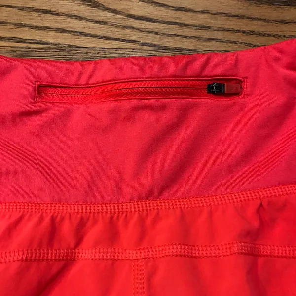 Athleta Acceleration Running Shorts Orange - Image 8