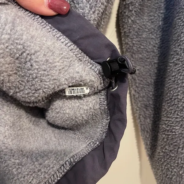 The North Face Polortec Womens Jacket Gray Purple‎ Medium - Image 6