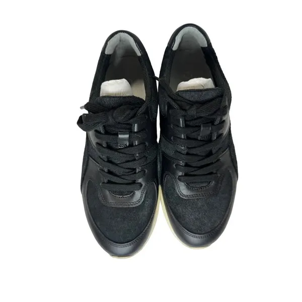 Everlane The Trainer Leather Sneaker Unisex W 7 M 5 Black New Without Box - Image 4