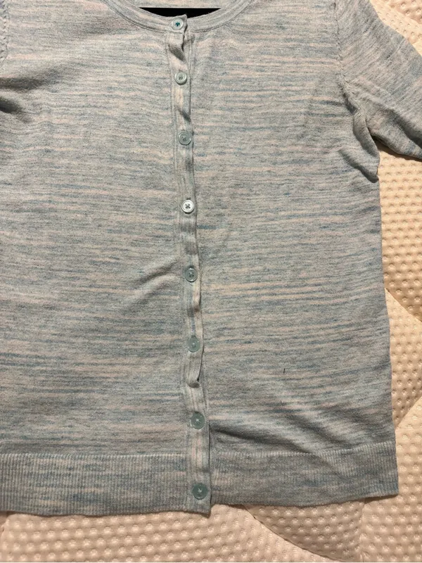 Merona Light Blue' Button-Up Cardigan Sweater - Image 3
