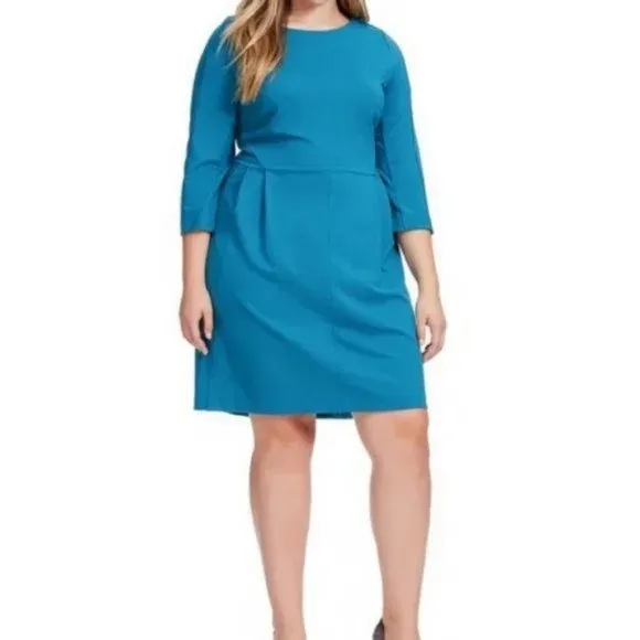 Amanda Uprichard Chelsea Dress In Deep Teal - Image 2