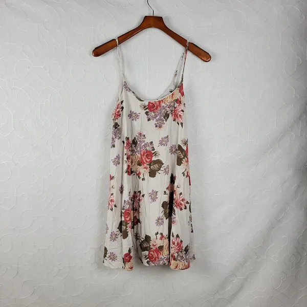 Brandy Melville Women Slip Dress One Size Floral Sleeveless Mini Summer Sundress - Image 11