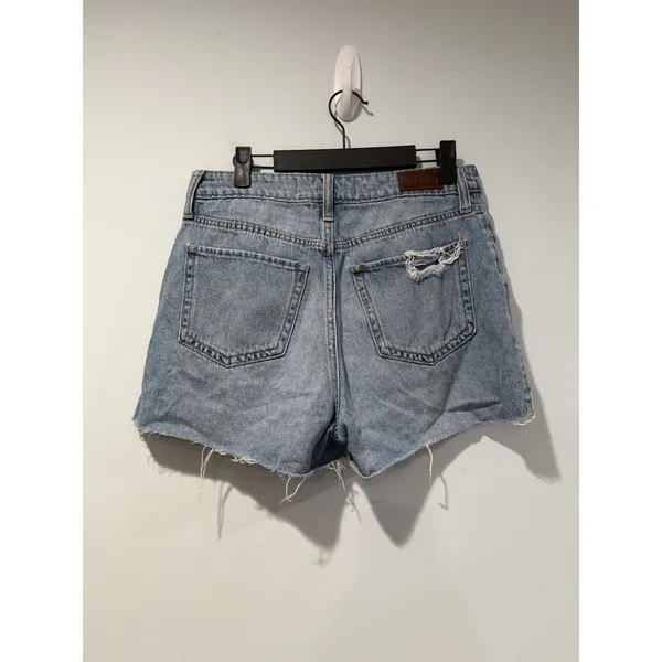 Hollister High Rise Shorts Women 29* Curvy Mom 100% Cotton Travel Vacation - Image 2