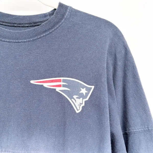 Fanatics‎ Womens New England Patriots Ombre Spirit Jersey Long Sleeve Shirt XS - Image 2