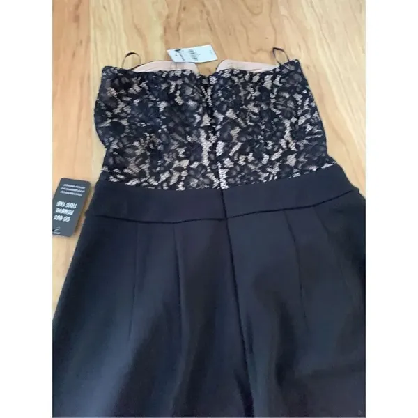 Express lace black romper size 2 long pant suit - Image 5