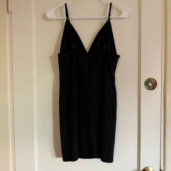 Forever 21 Black Mini Dress with Bow Accent - Image 3