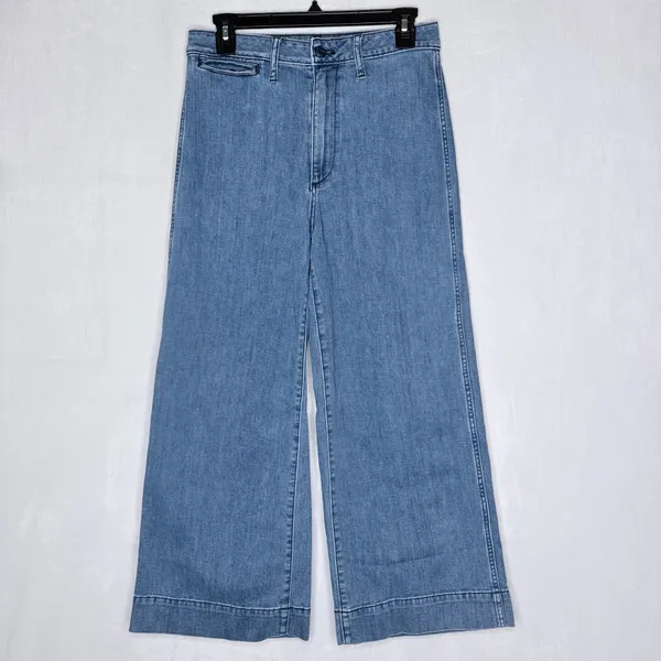 Madewell Emmett Wide Leg Crop Jeans - Image 4
