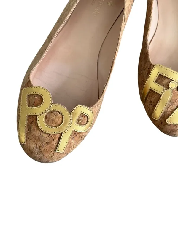 KATE SPADE Pop Fizz Cork Ballet Flats Size US 5.5 - Image 9