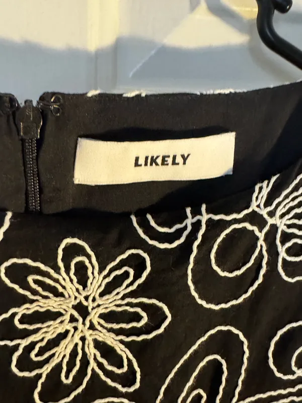 Likely Dress Black and White - Image 3
