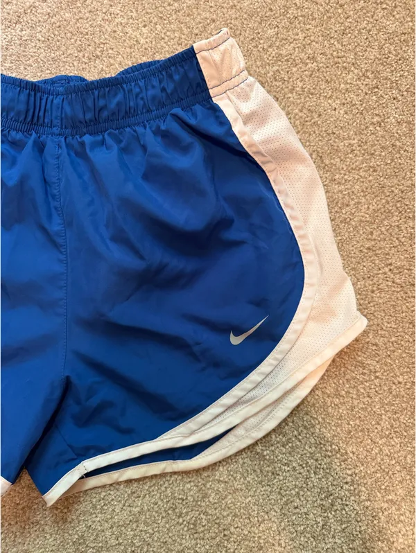 Nike Royal Blue/White Dri-Fit Running Shorts - Image 4