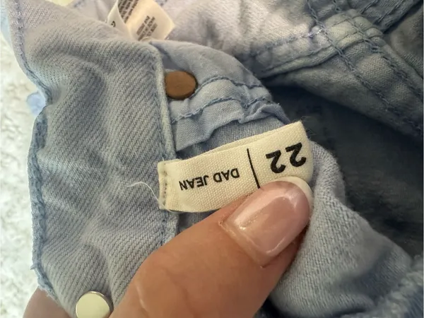 PacSun High Rise Dad Jeans | Size 22 - Image 5