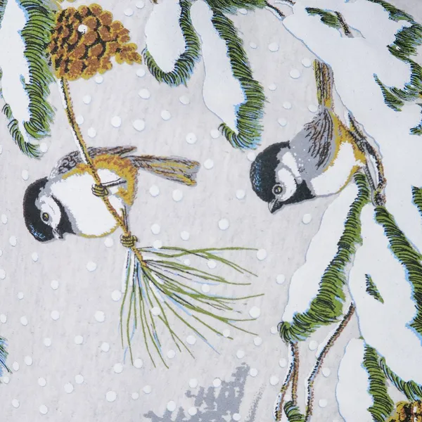 Vintage 90s Winter Bird Christmas Sweatshirt - Image 4