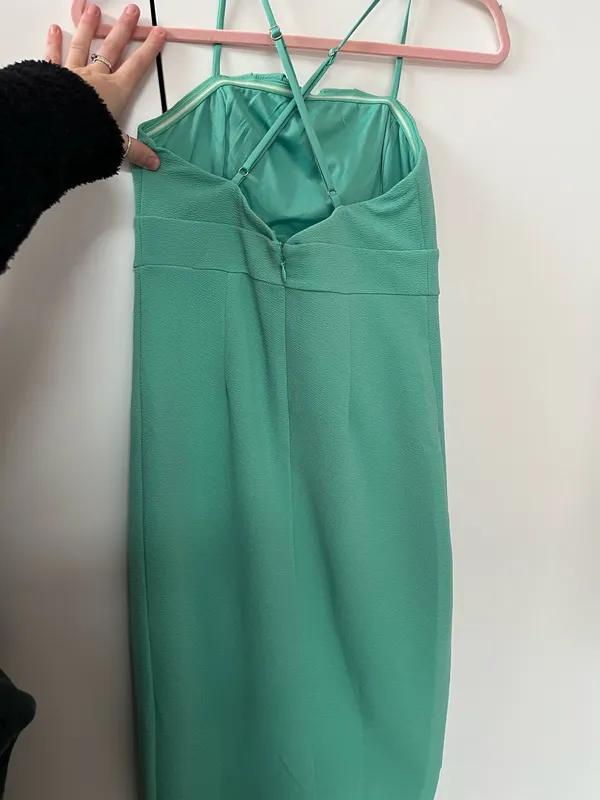 Olia Lulus Cocktail Dress Green Size M - Image 4