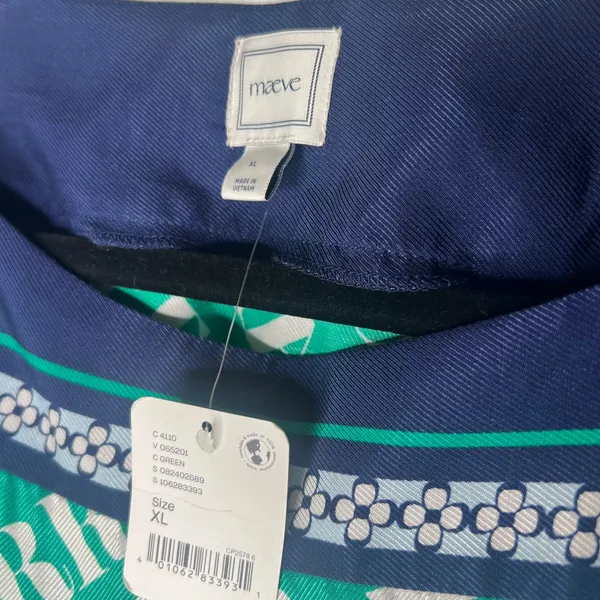 Maeve Anthropologie South of France Tie Top Size XL - Image 4