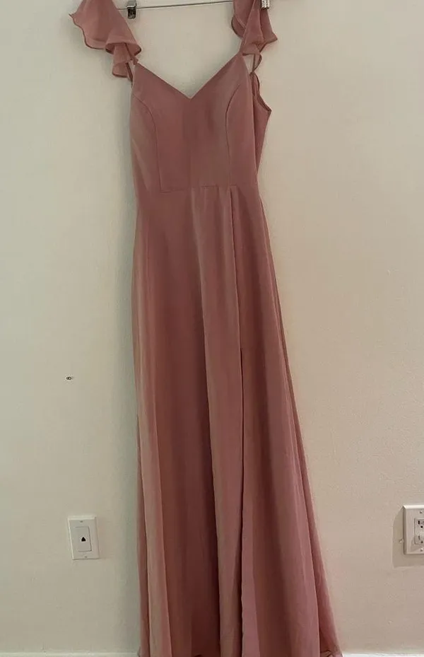 AZAZIE Everett trusty dust pink bridesmaid dress size 4. - Image 11
