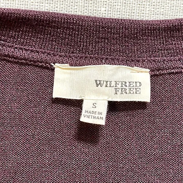 Wilfred Free - Aritzia | Plum Long Sleeve Tunic Top | Small - Image 7