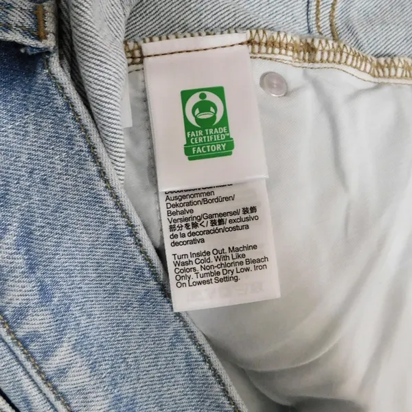 NWT!! J. CREW '96 Slim Wide Jeans Synniva Wash Denim High Rise Waist Size 33 - Image 13
