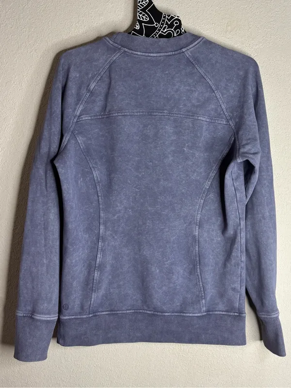 Lululemon Scuba Crew Wash Washed Purple Quartz size 4 - Image 3