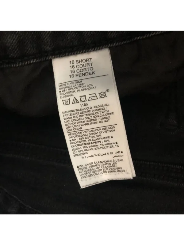 Old Navy Womens High-Rise Super Skinny Black Jeans Size 16 Short Cotton Blend - Image 4