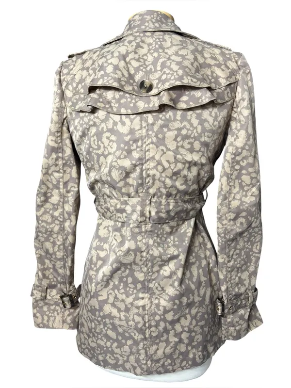 Daughters of the Liberation Leopard Print Trench Coat (Size 4) - Image 3