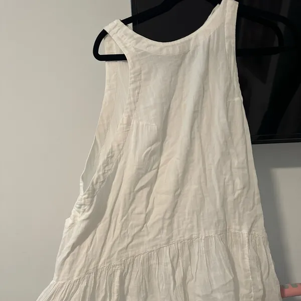 Free People White Peplum top - Image 3