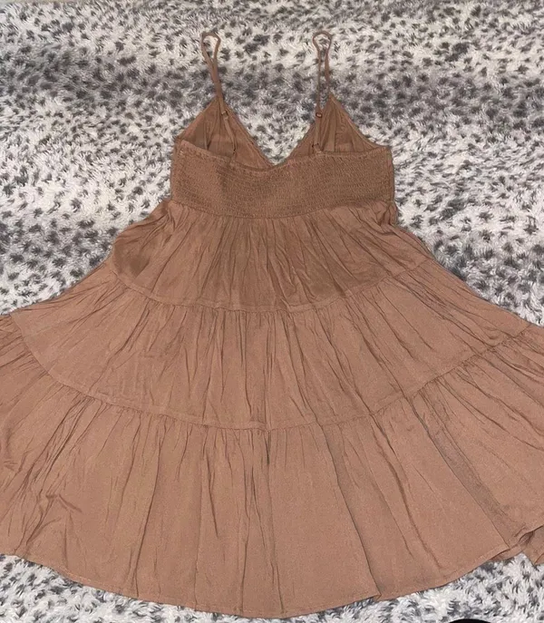 Aeropostale Brown Summer Dress - Image 3