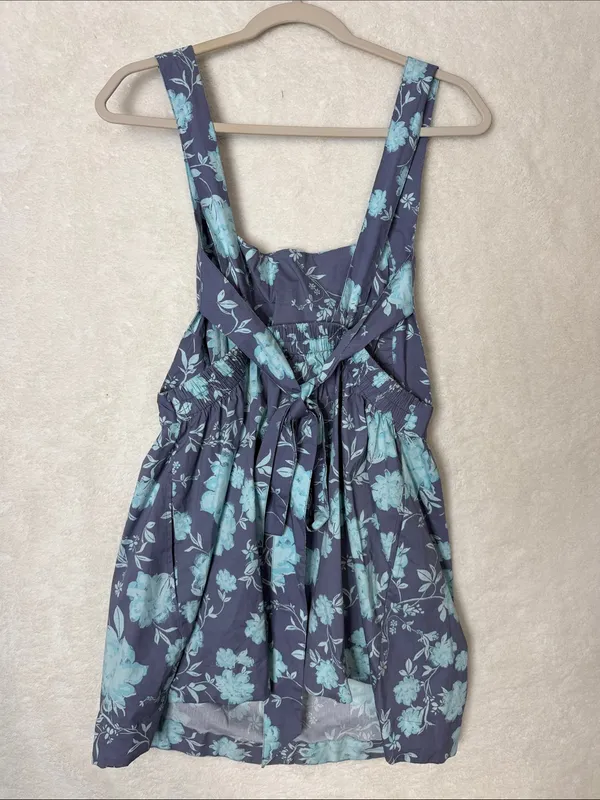 Free People Meet Me In Maui Printed Mini Dress Womens Size Large - Image 6