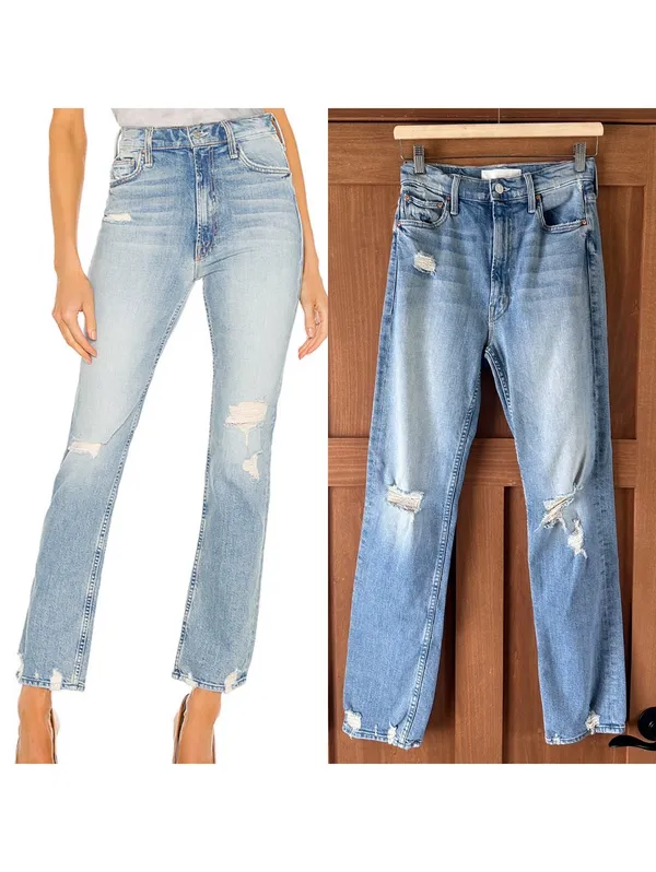 MOTHER Superior High Waisted Rider Skimp Jeans in The Confession Wash Women’s 27 - Image 2